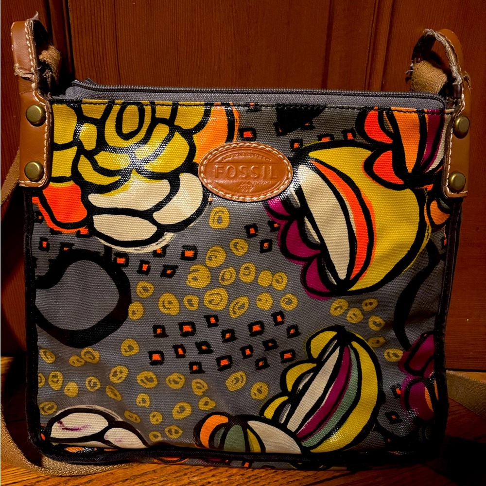 Fossil crossbody bag purse